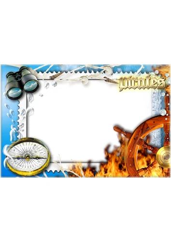 Фоторамка в пиратском стиле