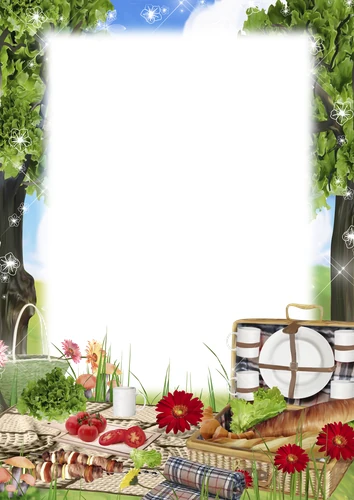 Фоторамка на пикнике